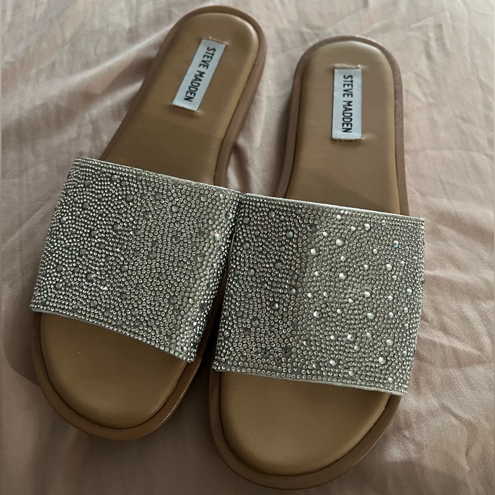 Steve Madden Sienna Rhinestone Sandals